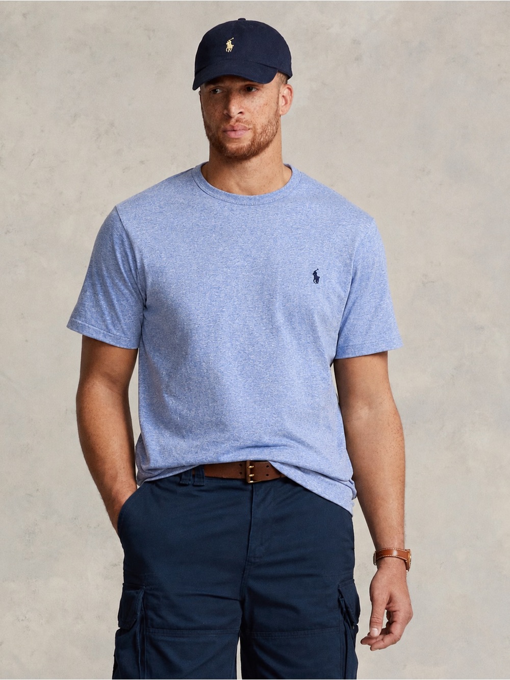 Polo by Ralph Lauren Light Heather Blue Crewneck Tee